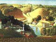 Grant Wood Stone City, Iowa oil painting picture wholesale